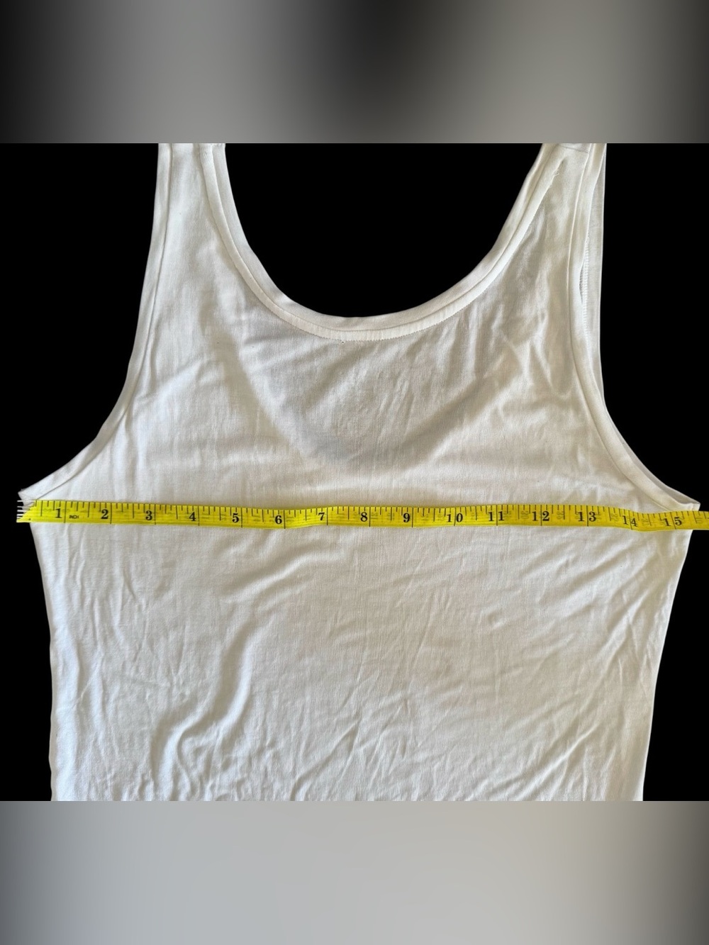 Majestic Filatures Paris size 3 (M) Women's White Soft Touch Tank Top Superwash - Picture 7 of 9